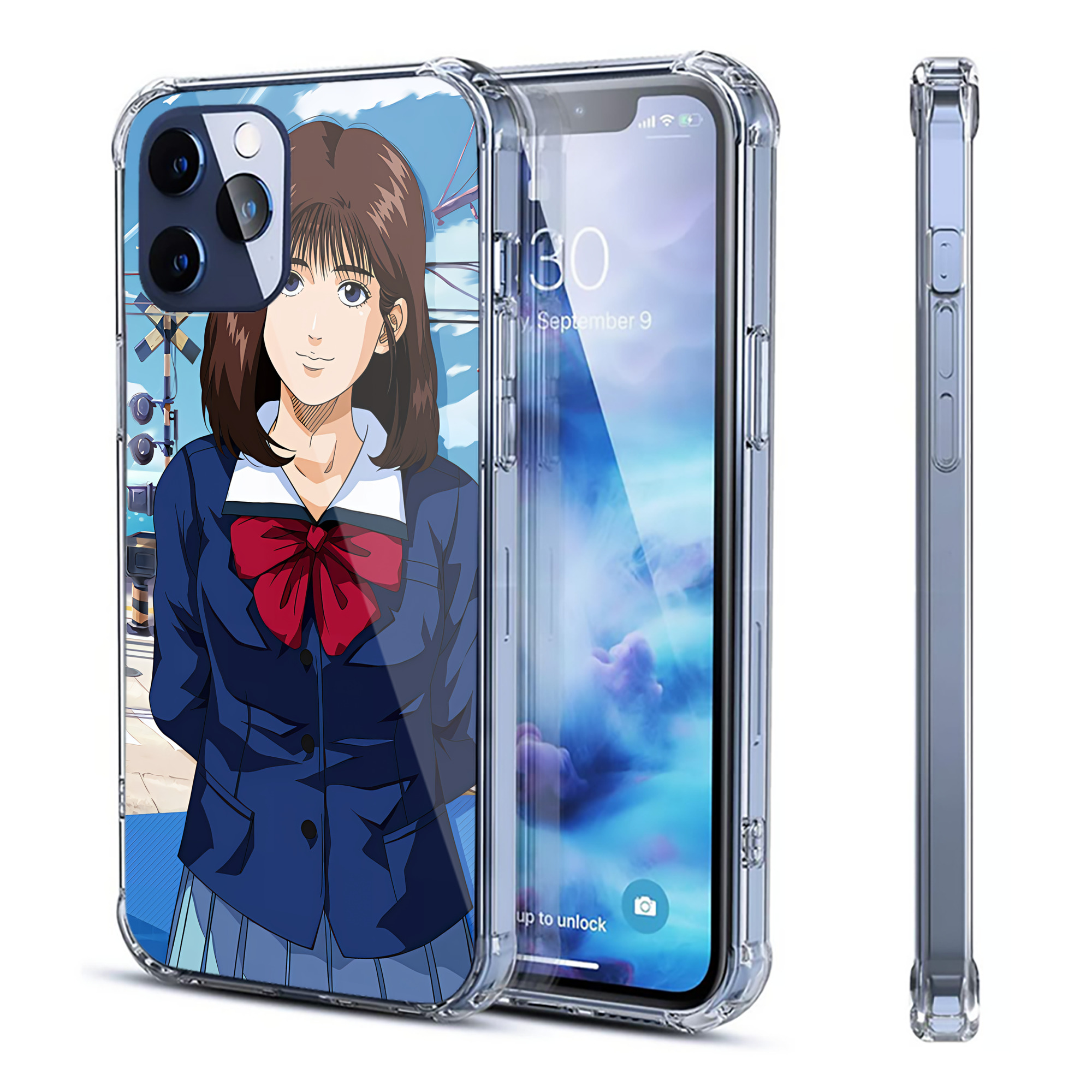 （画像用） SLAM DUNK／スラムダンク 【iPhone 12シリーズ対応】透明スマホケース（クリアソフトケース）